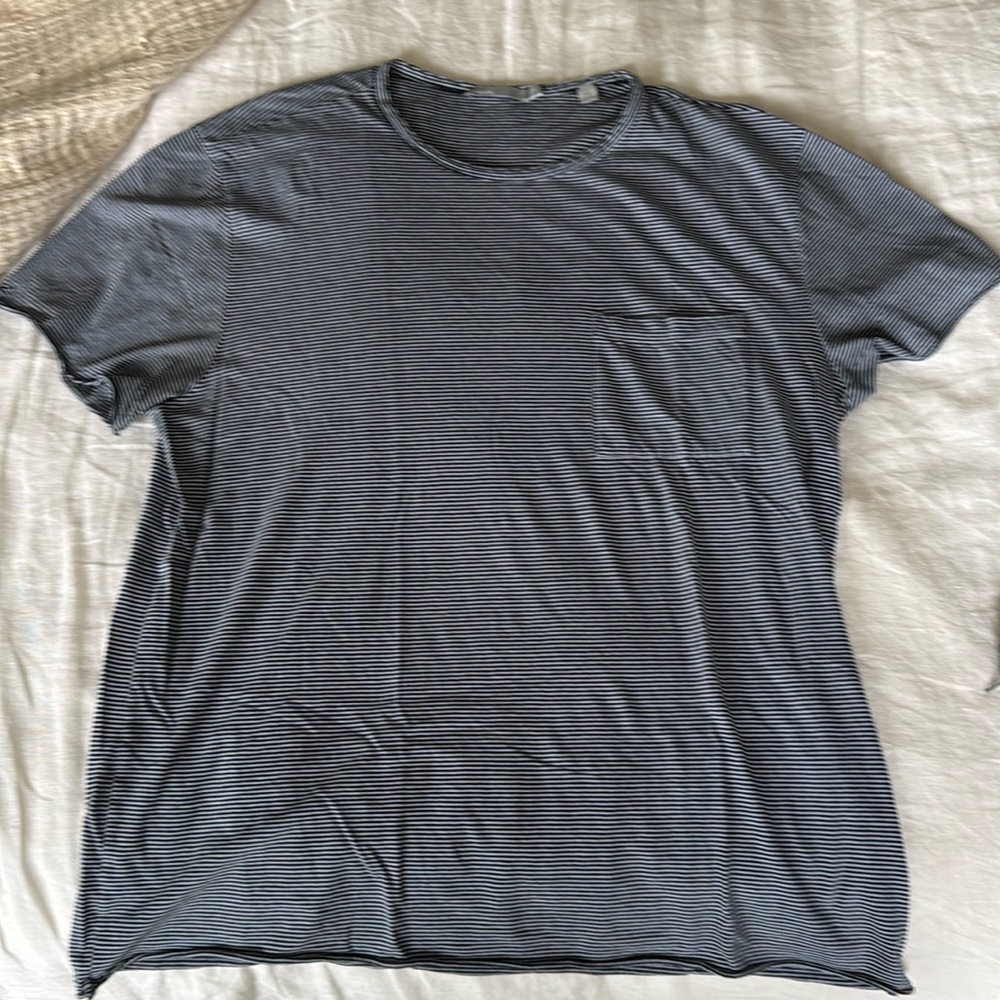 Vince Men’s Pocket Short Sleeve Shirt - Size L